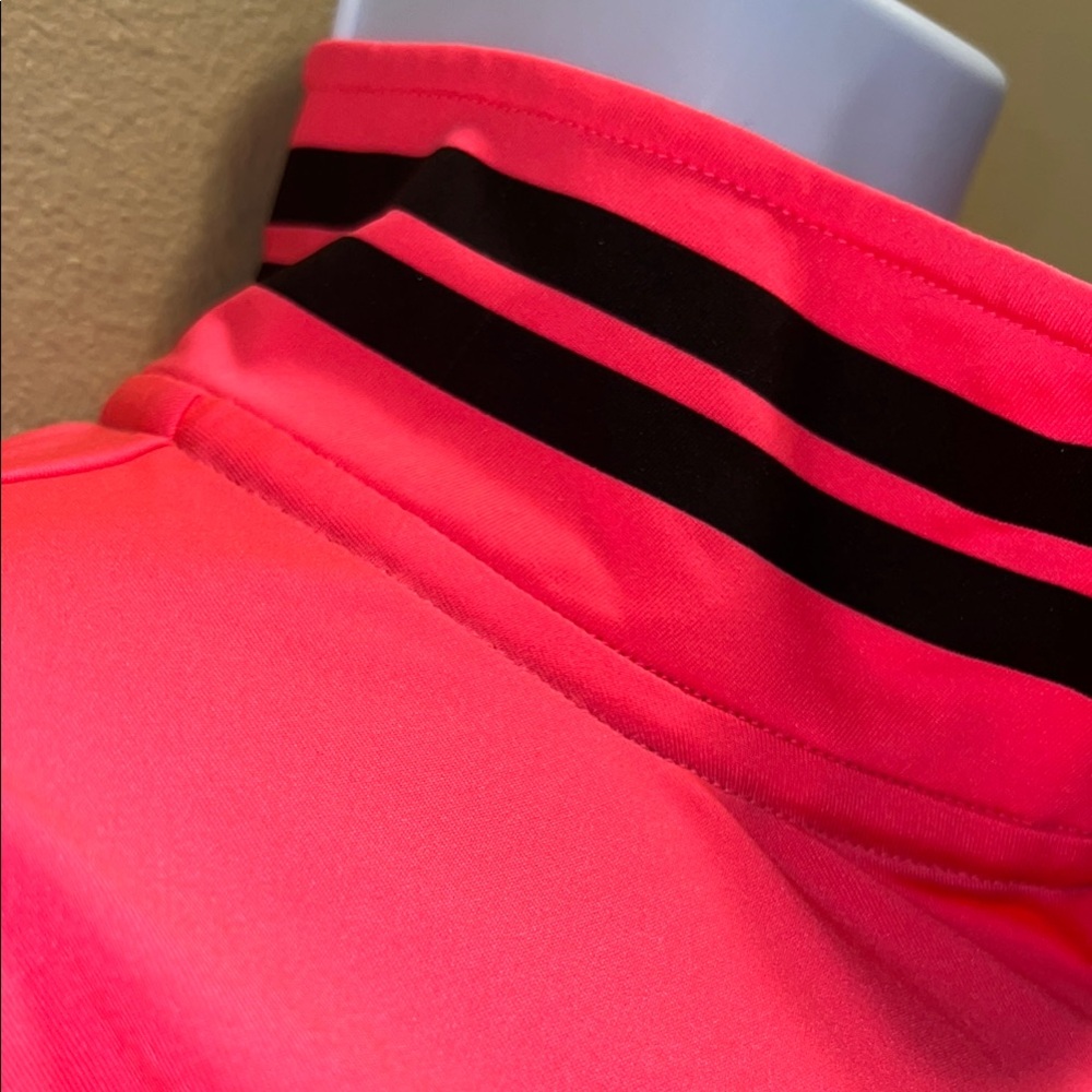 Victoria's Secret Women’s PINK Ultimate Neon Pink 1/2 Zip Pullover Activewear L - Picture 7 of 15
